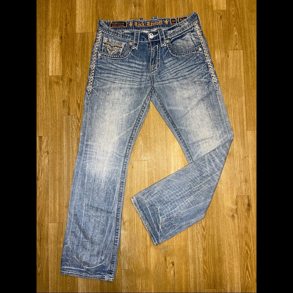 Men’s ‘Bertone’ Rock Revival Jeans